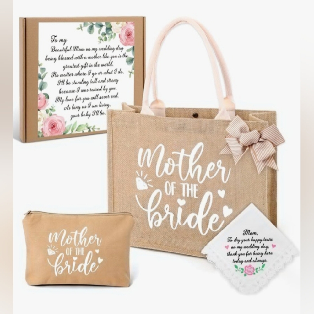 Mother of the Bride Tote Bag Set